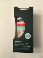 NIB**Starbucks COLOR CHANGING Christmas Hot Cups**Box of 5**Multi Color