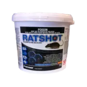 iO Ratshot Blue Rat Mouse Rodent Bait Blocks One Feed 2 kg