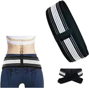 Lumbowrap plus-size back support for women Anterior Pelvic Tilt Brace Hip Posture Correction Belt for Tilted Breathable Relieves Joint Belt (Color : 1PC, Size : 55.11in)