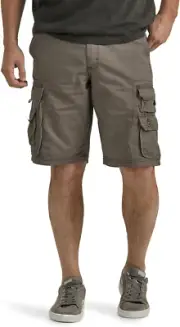 Lee Men'S Big & Tall Dungarees Belted Wyoming Cargo Short Colour:Vapor Size:48