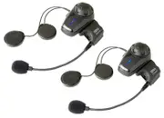Sena SMH10 Bluetooth Headset Double Pack, black One Size