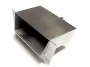 SCUP24RL STAINLESS WATER SCUPPER/ WATERFALL SPILLWAY W/ 1″ ;FIRE OVER WATER!