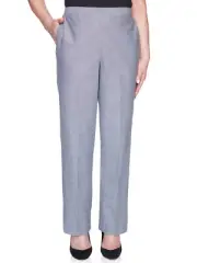 Alfred Dunner Bella Vista Chambray Pants Medium Length Plus Size 19601qb
