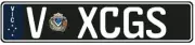 Ford Falcon XC GS Custom VIC Prestige Number Plates - V-XCGS - 520mm x 112mm