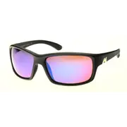 MAKO EDGE 9604 Matte Black Frame Copper HD Glass Lens Blue Mirror Sunglasses