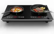 110V Touch Induction Cooktop 2 Burner Induction Cooker Electric Stove Top 4000W