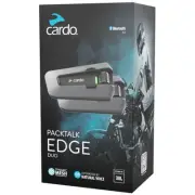 Cardo Packtalk Edge Motorcycle Helmet Intercom (Double) - Hands Free Operation