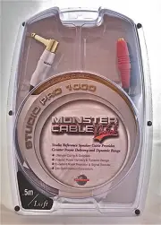 Monster Cable Prolink Studio Pro 1000 Speaker 1.5’ guitar combo amp F-Spade 1/4”