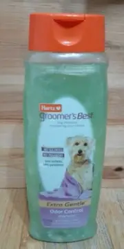HARTZ GROOMER'S BEST Extra Gentle Odor Control Dog/Cat green apple Shampoo 18z