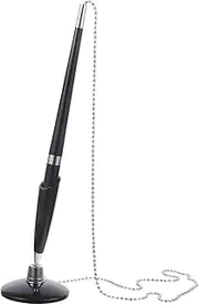 WOFASHPURET Elegant Desk Fixed Signature Pen Business Accessory with Pen Chain Multi-function Writing Tool
