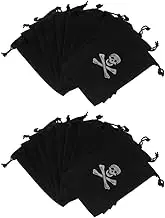 Ipetboom 20pcs Pirate Pouches Halloween present Candy Bags present Pouch Storage Bags