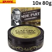 GATSBY Hair Dressing Pomade CLASSICAL TIGHT Side Part Classic Look 80g x 10