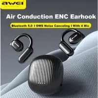 在飛比找蝦皮購物優惠-AWEI TZ6 耳掛式觸控藍牙耳機 ENC降噪 耳骨傳導 