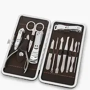 12pcs Nail Clippers Set, Large Nail Scissors, Travel and Beauty Friendly Home Manicure Tools Portable Travel Beauty Kit Nail Cutting Kit, 1