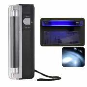 2-in-1 Counterfeit Bank Note Detector UV Money Checker Blacklight & LED Torch