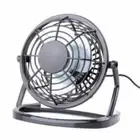 PC USB Cooling Desk Mini Fan Notebook Laptop Computer Portable Super -Black