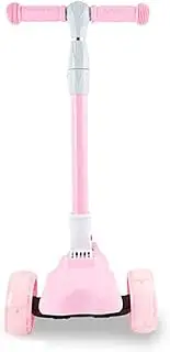 3 Wheel Scooter, 3 Height Adjustable Pu Flashing Wheels Extra Wide Deck Best Gifts for Kids, Boys Girls