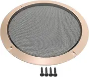 SOESFOUFU Metal Speaker Cover Decorative Audio Grill Guard for Home Car Round DIY Speaker Mesh Trim Stylish Protection Against Dust Debris Easy Installation