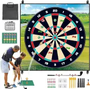 Golf Chipping Game Set, Sticky Golf/Dart Practice Hitting Mats for Indoor Outdoor Kids Adults,100% New 180cm