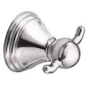 Moen DN8403CH Chrome Silver Die-Cast Zinc Robe Hook 2.3 L x 2.25 H x 2.5 W in.