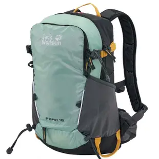 【Jack wolfskin 飛狼】Peak 15L 登山背包 健行背包(冰晶綠)