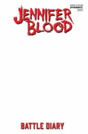 JENNIFER BLOOD BATTLE DIARY #1 (2023) BLANK SKETCH VARIANT ~ UNREAD NM