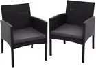 Gardeon Outdoor Dining Chairs Wicker Patio Deck Chair, Lounge Armchair Garden Fu