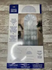 VTG Plaid Stencil Home Decor Palladian Window Pattern #26867 - Windows Mural