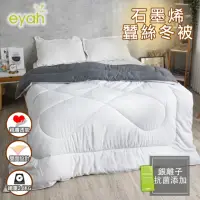 在飛比找momo購物網優惠-【eyah 宜雅】蠶絲石墨烯美國銀離子抗菌冬被(6×7尺)