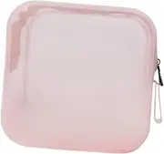 Zialofi Travel Makeup Bag Portable Travel Toiletry Pouch Cosmetic Pouch for Jewelry Outdoor, Pink