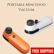 Portable Mini Food Vacuum Sealer White Snack Sealing Machine Camping