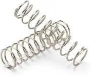 10pcs 304 Stainless Steel Compression Spring Return Spring Steel Wire Diameter 0.7 Mm Outside Diameter 9-12mm(50mm(10PCS),9mm)