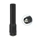 2-Pack VHF UHF Ham Radio Soft Whip SMA Antenna for Wouxun Baofeng UV-82
