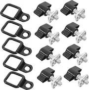 8 Pieces Car Roof Screw Kit Trunk Bed Hooks Pull Ring Easy Installation Removal Versatile for Cars