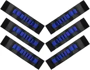 LuFOX 6 Pcs Flexible Bandolier EVA Bullet Ammo Dart Storage Wrist Belt Band Strap for Nerf N-Strike Blaster Gun