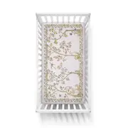 Fitted Sheet Satin In Bloom Pink - Luxe Baby Bedding