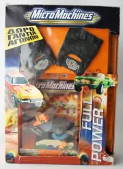 RARE MICRO MACHINES EASTER SET GLOVES & TORNADO TWIST GREEK HASBRO NEW NOS !
