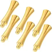 Ipetboom 1set Golden Hair Clipper Accessories Decorative Tail Nail for Scissors Replaceable Scissor Nail for Barbers Home Use and Salon Workers Practical Finger Rest for Stability and 6pcs