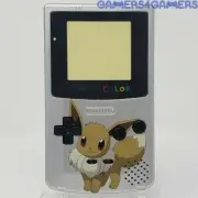 Pokemon Eevee Gameboy Color complete handheld custom housing shell backlit