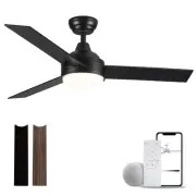 Smart Ceiling Fans with Lights and Remote, 42 Inch Alexa Ceiling Fan with Lig...