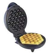 Ambiano Waffle Maker Aldi Exclusive Blue Hexagon Shape Bubble 6" Waffles Kitchen