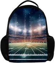 Travel Backpack,Work Backpack,Back Pack,American Football Soccer Stadium,Backpack, J2uc7ysggesm, 10.8x5.1x15.8 in
