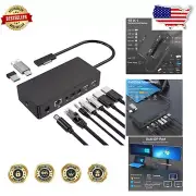 Surface Pro Docking Station - Fast Charge with 10 Ports & 4K Monitor Support