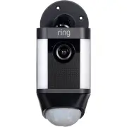 Ring Spotlight Wired Security Camera (Black)