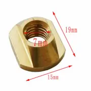 4PCS M8 / M6 Hydrofoil Mounting Brass T-Nut Surfing All Hydrofoil Tracks Surfing