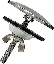 Stainless Steel Kitchen Sink Hole Cover, 2 Inch Faucet Hole Cover Stainless Steel Kitchen Sink Tap Hole Plate Stopper Cover Blanking Metal Plug(Polished Chrome)
