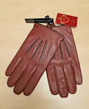 Cire by Grandoe Men Lambskin Gloves w Cashmere Lining ~ M, New w tag