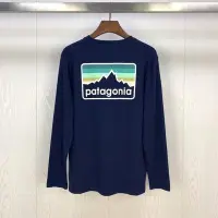 在飛比找Yahoo!奇摩拍賣優惠-【熱賣精選】 Patagonia新款青春流行山脈Logo印花