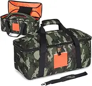 Generic Travel Carry Case Storage Tote Bag Compatible with JBL Boombox 3 / Boombox 2 Protable Wireless Speaker & Accessories Dust Protection Cover Case Shoulder Bag, Camouflage