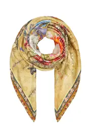 LARGE SQUARE SCARF AMONG THE GUMTREES